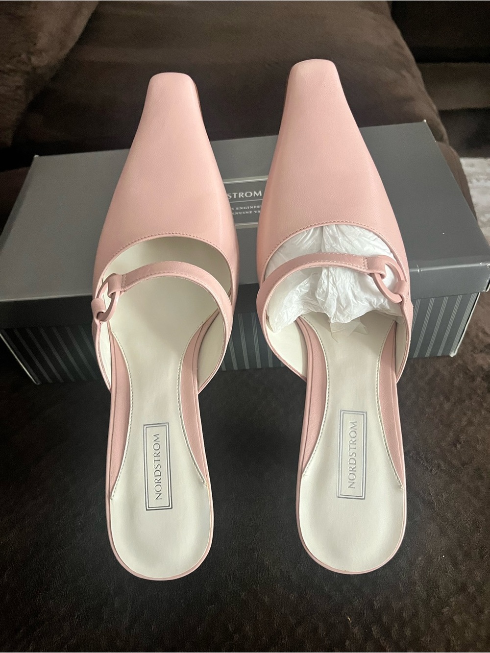 Nordstrom Mule Heels 8W - Picture 3 of 7